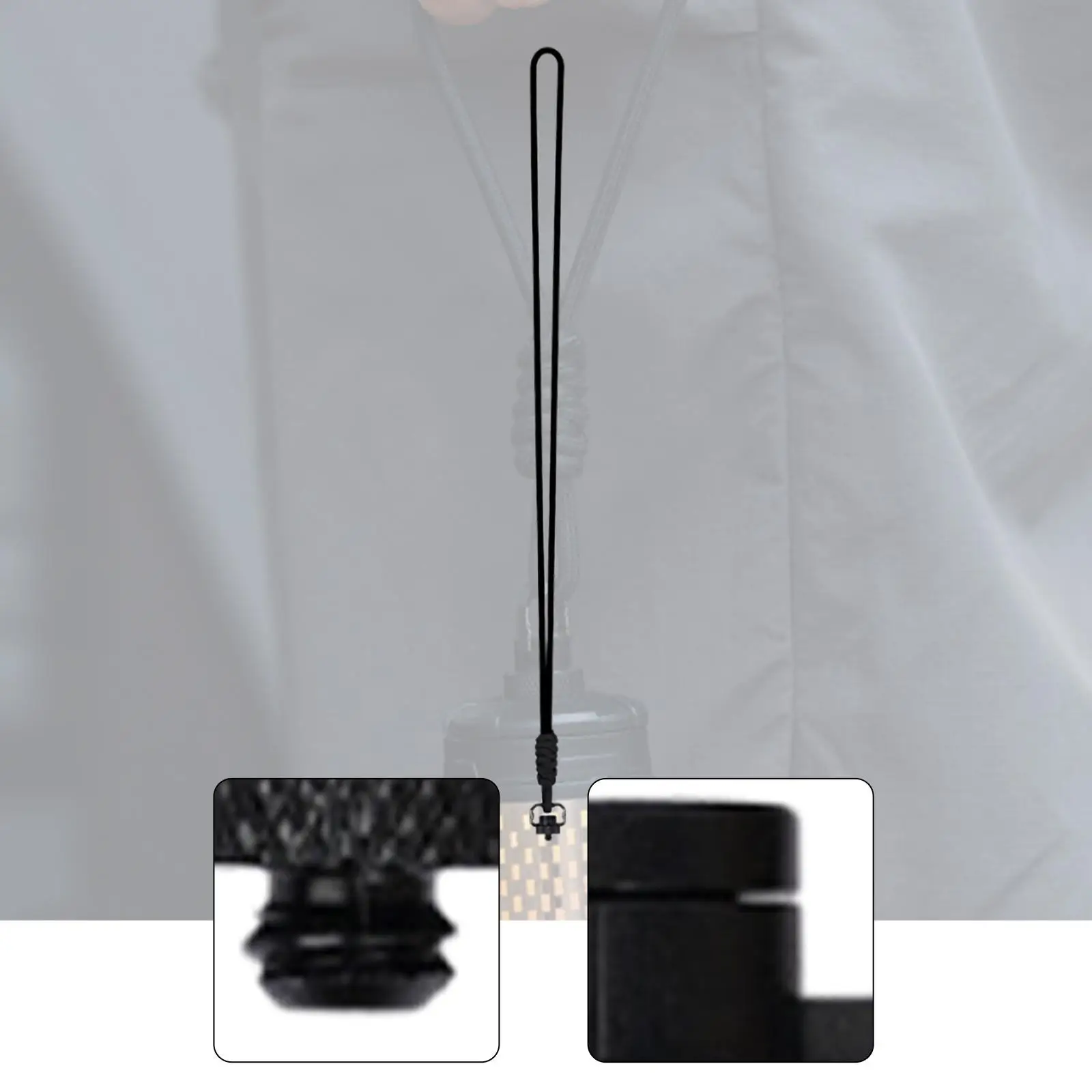 المحمولة ضوء شماعات الحبل تركيبة إضاءة حبل معلق 1/4 موضوع الدورية D لصيد الأسماك الظهر الرحلات والعتاد #5