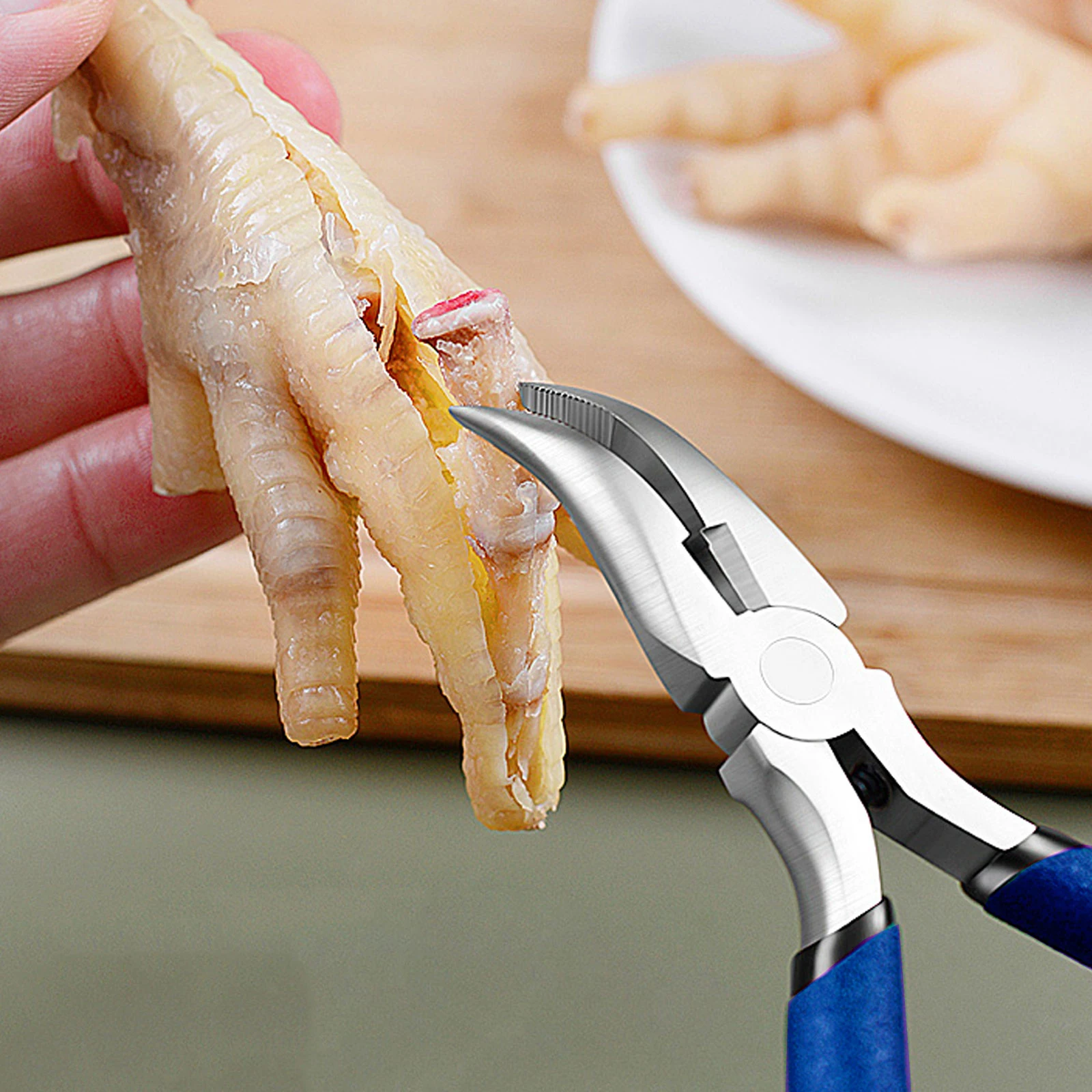 Chicken Feet Boneless Pliers Bone Shaving Scissors Clip Boneless Chicken Duck Goose Claw Boning Knife Bone Needle Nose Pliers