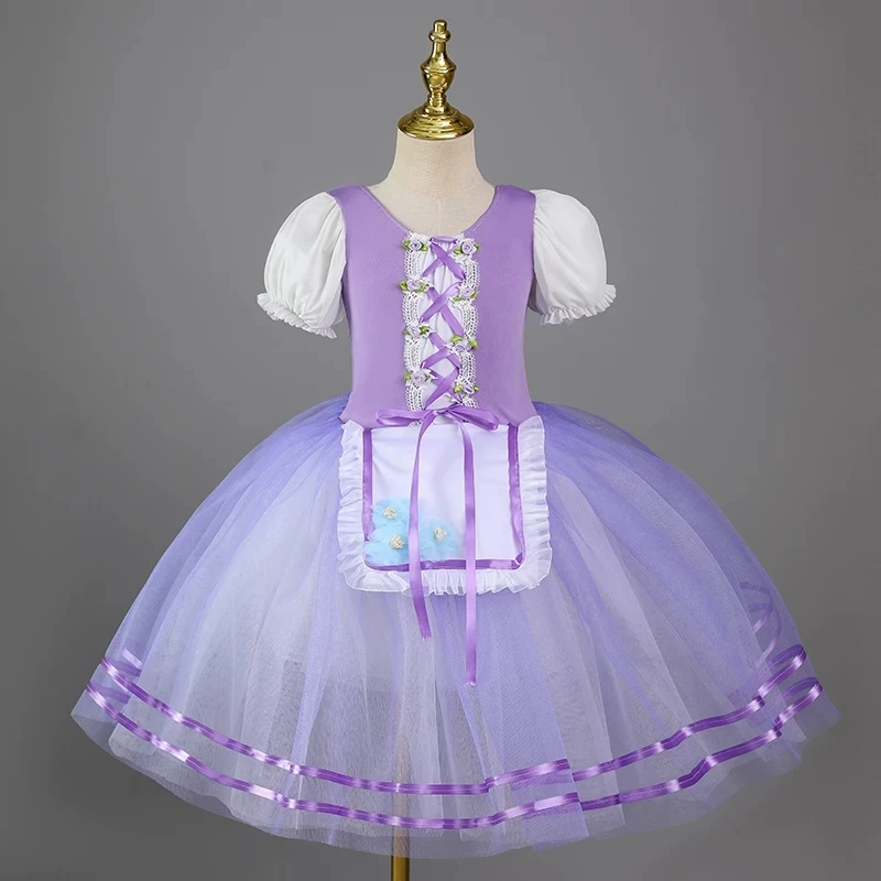 

Children Ballet Dress Tutu Costumes Dance Long Gauze Skirts Stage Performance Skirts Girls' Puffy Gauze Skirts Summer Dresses