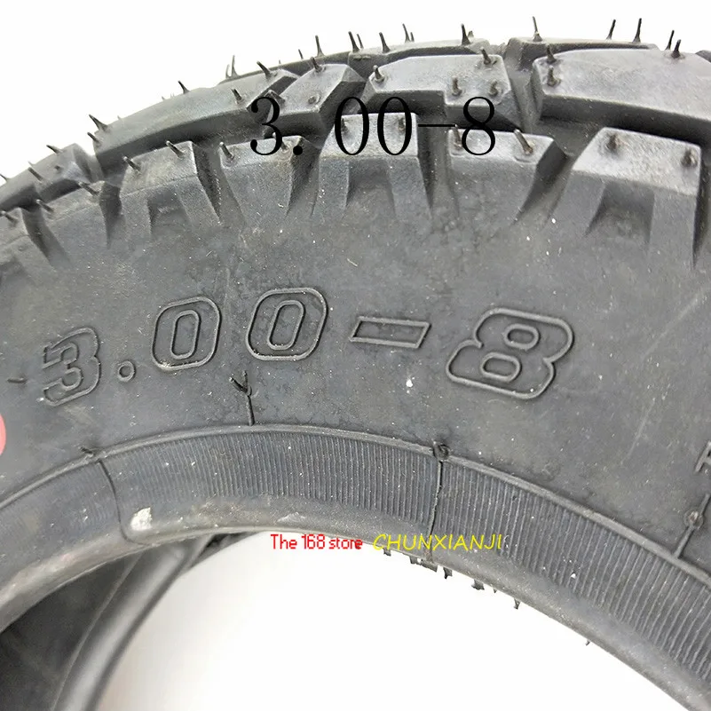 High Quality 3.00-8 / 300-8 Tire & Inner Tube 4PR Tyre Fits Gas and Electric Scooters Warehouse Vehicles Mini Motorcycle