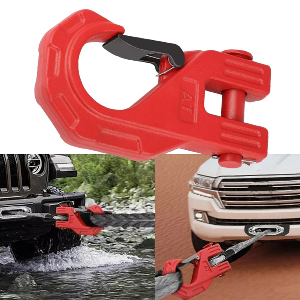 

3/8inch Winch Hook off-road trailer hook Alloy Steel for various off-road vehicles ATVs UTVs, Jeeps SUVs and trucks