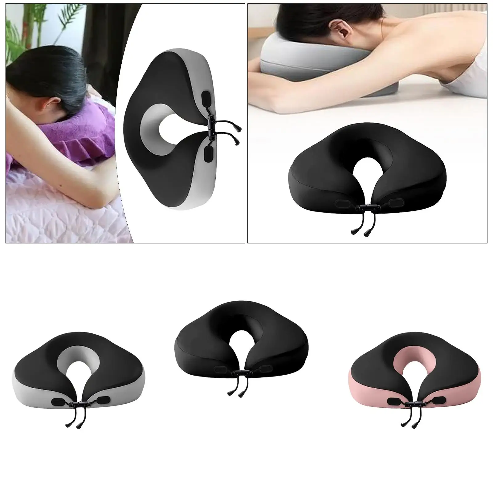 Face Down Pillow Massage Table Cradle Memory Foam Head Cushion for Prone Face Down Resting Face Down Prone Pillow Women Home