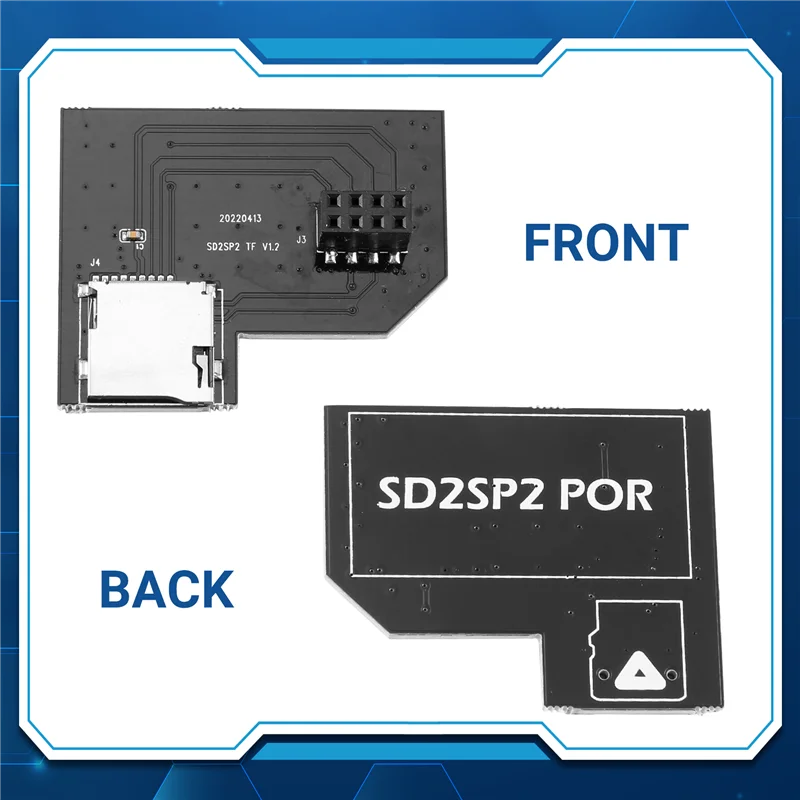 A29F-SD2SP2 Pro Адаптер SD-карты с нагрузкой SDL Micro-SD Card TF Card Reader для Nintendo Gamecube NGC NTSC Последовательный порт 2