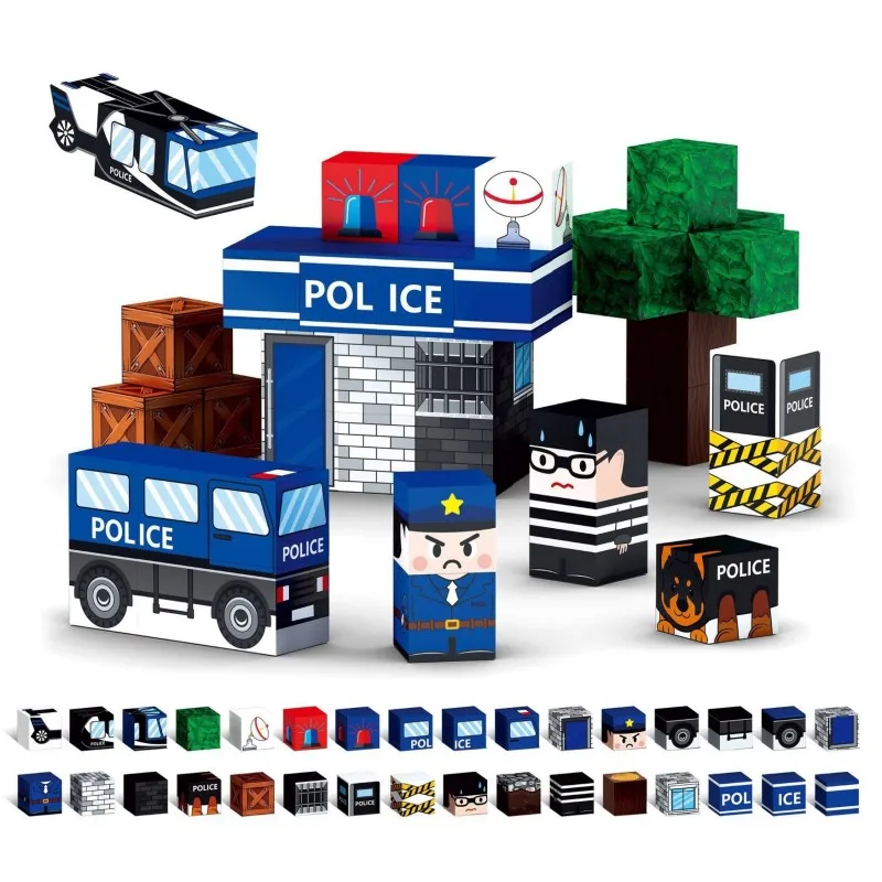 50/100 個磁気ビルディングブロックスタッキングマグネットキューブビルドマインマグネットワールドモンテッソーリ STEM 感覚玩具子供のためのギフト