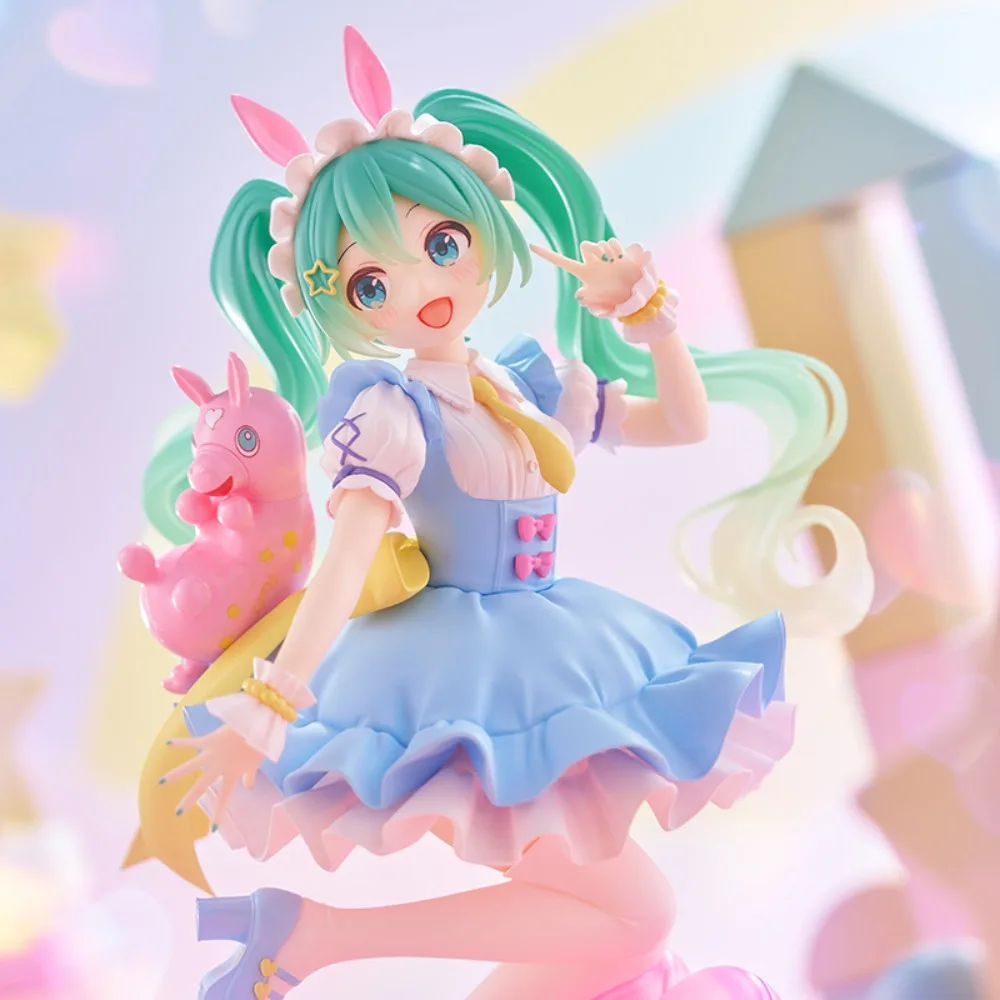 TAITO AMP + VOCALOID Hatsune Miku × رودي حكايات خرافية شخصيات ثنائية الأبعاد الرسوم المتحركة الطرفية تمثال نموذج جمع هدية