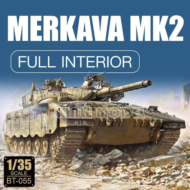 BORDER BT-055 Merkava 2 دبابة المعركة الرئيسية، مدمجة بالكامل، نظام التعليق النشط 1/35 #3