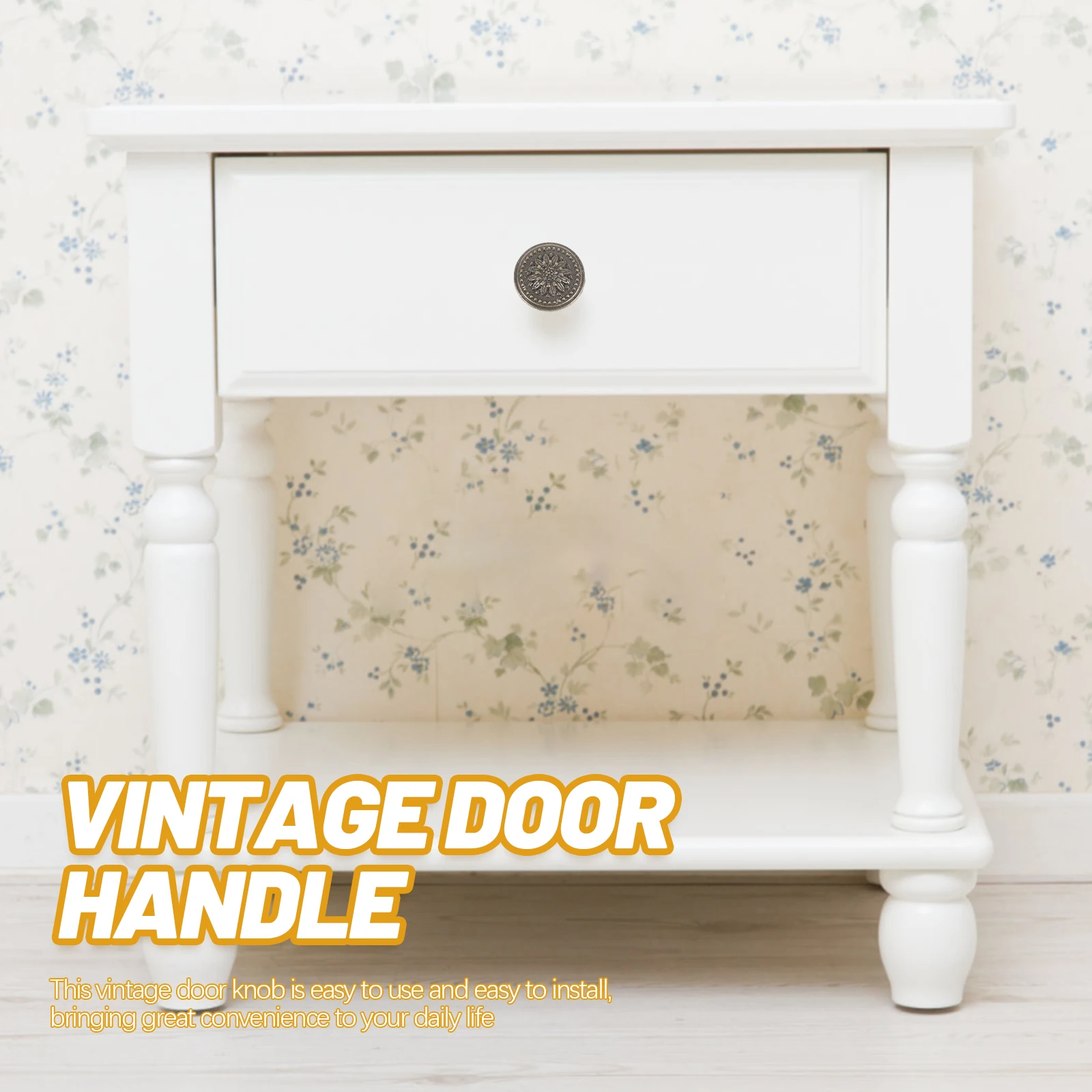 

10pcs Vintage Cabinet Knob Zinc Alloy Round Drawer Handle niture Door Pulls For Kitchen Cupboard Closet Dresser