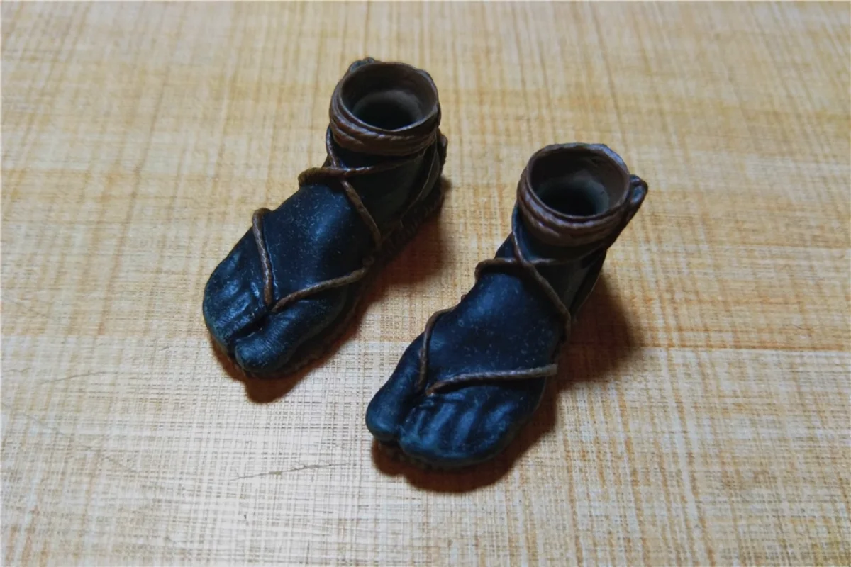 Chaussures de soldat de samouraï japonais, échelle 1:6, modèle pour figurine d'action de 12 pouces