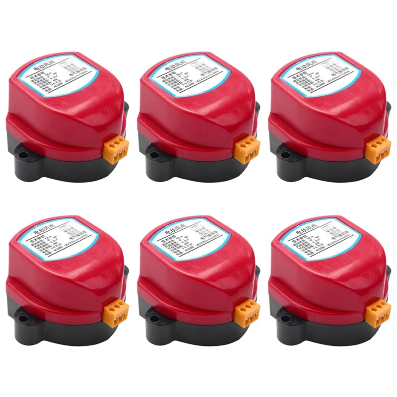 

6X 220V Actuator For Air Damper Valve Electric Air Duct Motorized Damper Wind Valve Driver 1NM For Ventilation Pipe