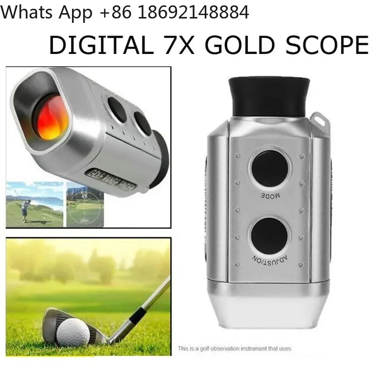 7X18 Golf Rangefinder for Electronic Monocular Telescope for Golf