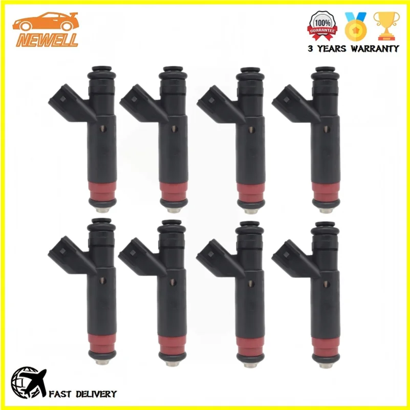 

8pcs Upgraded 19LB Fuel injector 53032145AA For CHRYSLER ASPEN DODGE DAKOTA DURANGO RAM 1500 JEEP GRAND CHEROKEE 01-08 4.7L