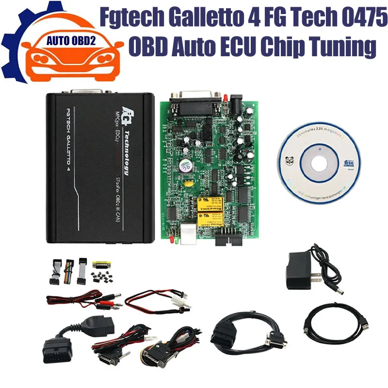 

FGTech Galletto4 0475 Fg-Tech Master V54 Full Chip FG Tech Support BDM Full Function OBD2 Auto ECU Chip Tuning Programmer Tool