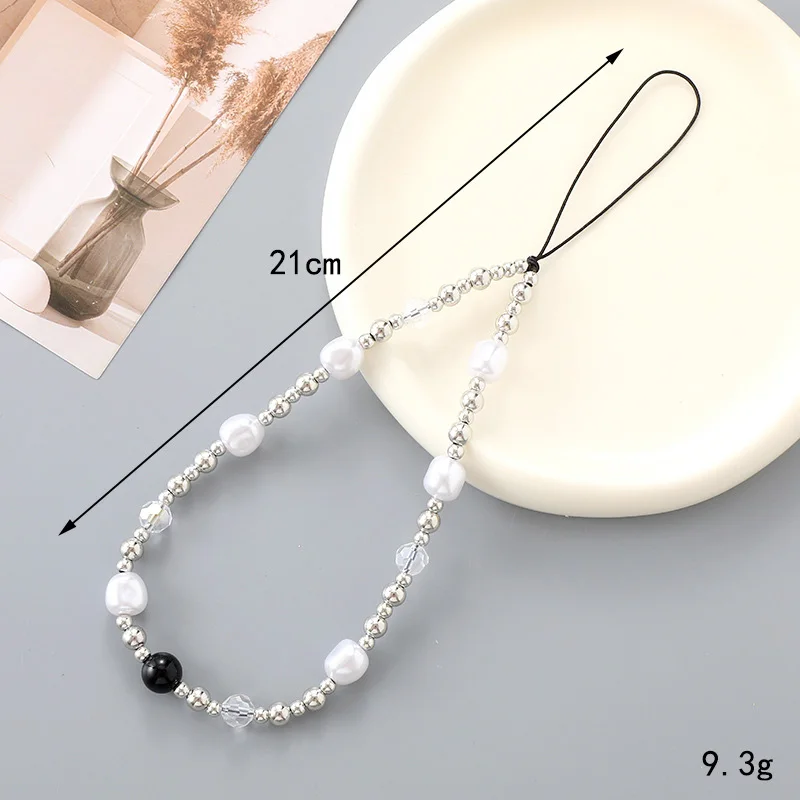 Fashion Butterfly Star Beautiful Phone Chain Jewelry for Women Creative Pearl Crystal Beads Car Bag Cellphone Case Hanging Rope - Image 3