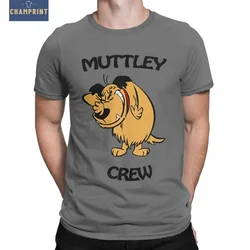 Wacky Races Muttley Cartoon T-Shirts Men Vintage Cotton Tee Shirt O Neck Short Sleeve T Shirt Plus Size Clothes