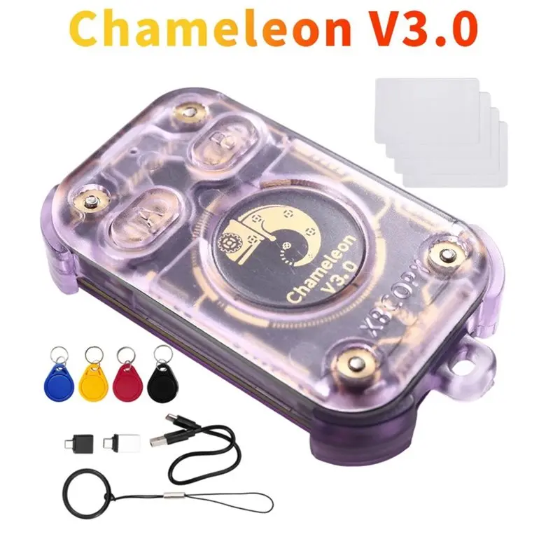 【CYBER MONDAY】Chameleon V3.0 RFID Smart Chip Reader Smart Card Emulator Reader Writer ID IC Tag Copyer +4XUID Keychain/CUID