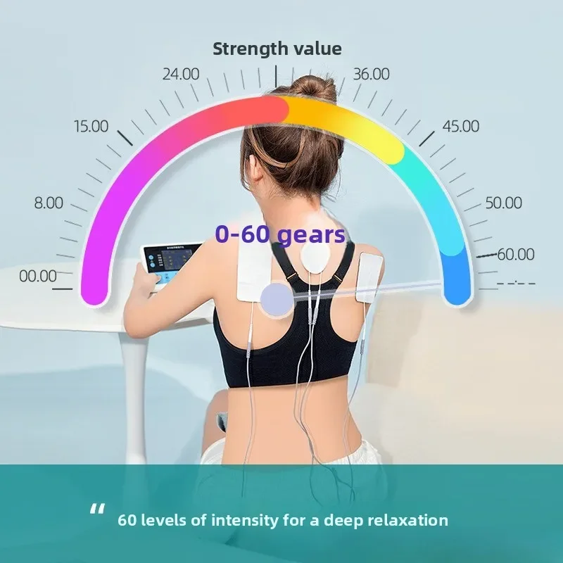 Household Multi-functional Physiotherapy Instrument, Rechargeable Meridian Cervical Vertebra Massager, Acupuncture Point