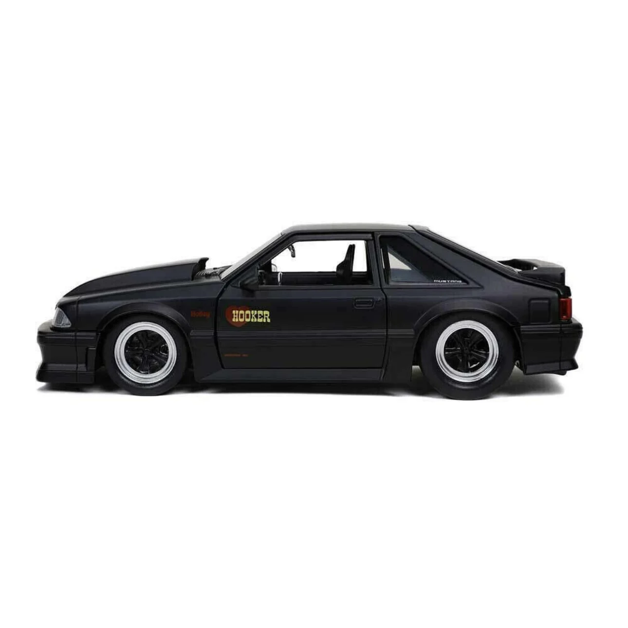 Jada Toys Bigtime Muscle 1:24 1989 Ford Mustang GT Die-cast Car Black, Toys for Kids and Adults