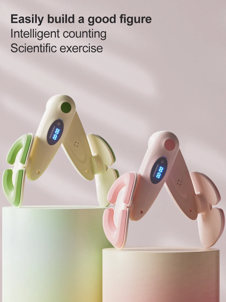 

Women Postpartum Repair Pelvic Floor Muscle Leg Clamps Trainer LED Counted Exerciser Beauty Leg Convenient Fitness Equipment