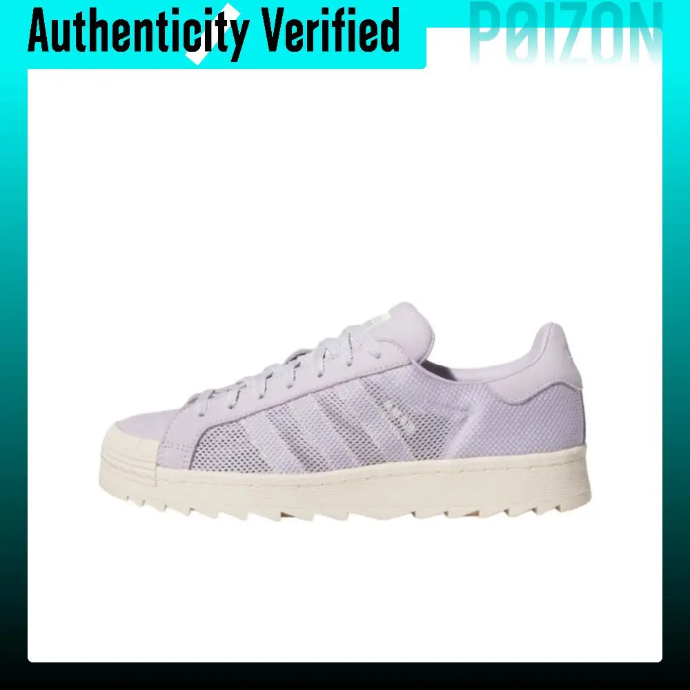 Adidas Originals x CLOT SUPERSTAR Skateboard Shoes Unisex Purple JS0891