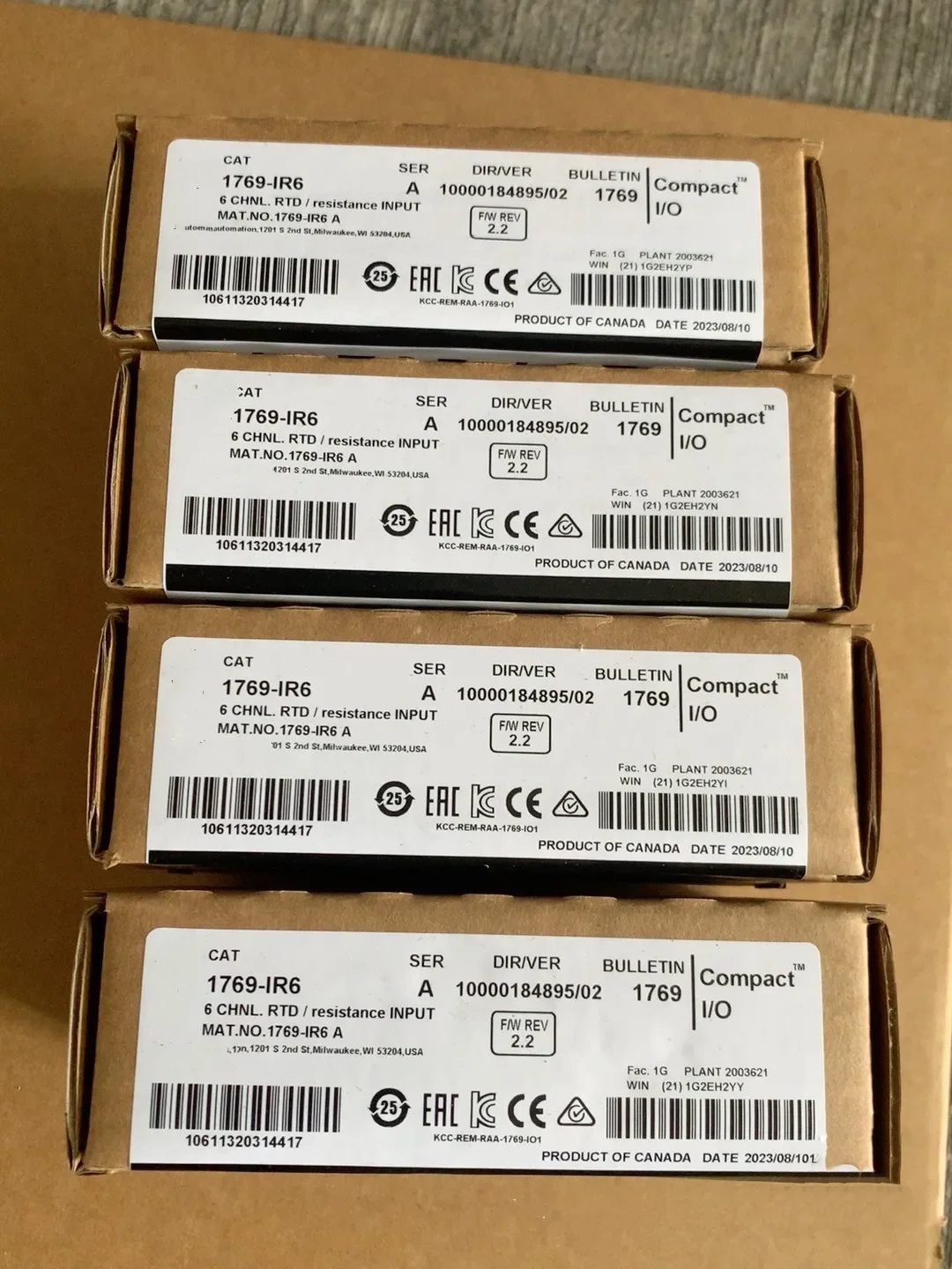 

Новый оригинальный модуль ПЛК 1769-IR6 1769IR6 1769-IT6 2026 года