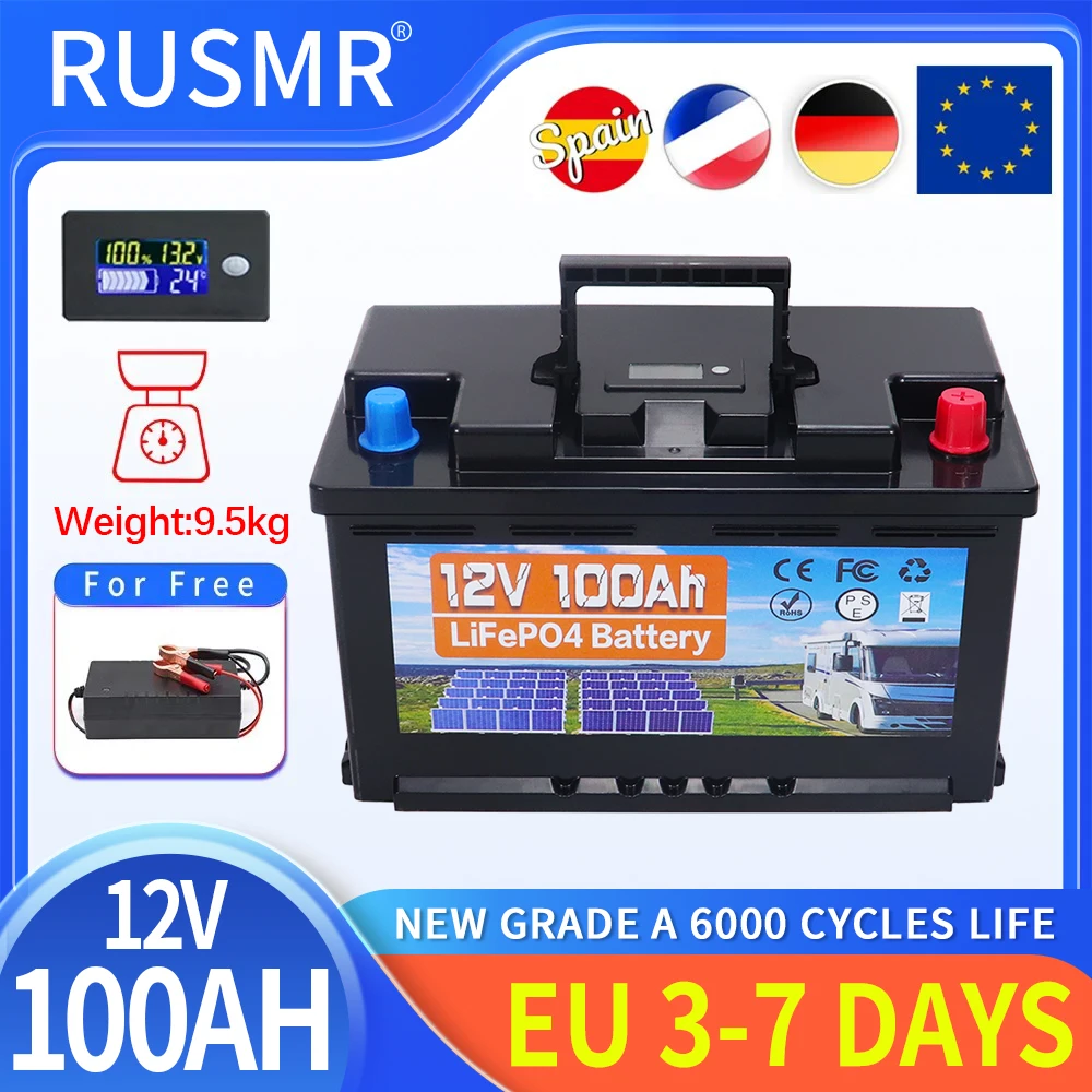 12V 150Ah 100Ah Lif… - image