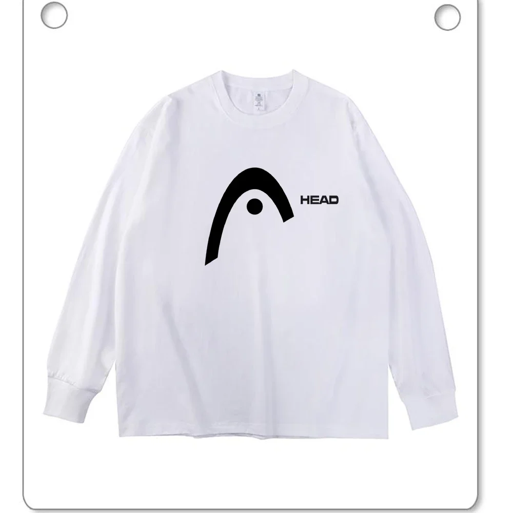 100% Cotton Long Sleeve T-Shirt Men Solid Basic Crew Neck Soft Casual Top