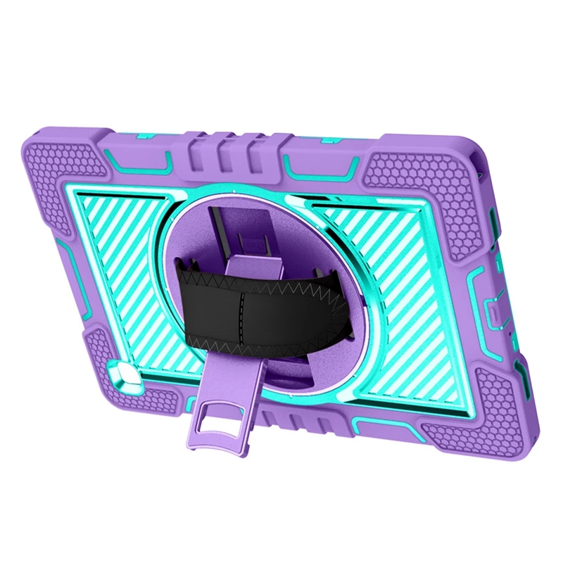 สําหรับ Samsung Tab A7 T500/T505 ฝาครอบป้องกันขนาด 10.4 นิ้วพร้อม 360 ° ฝาครอบป้องกันขายึดแบบหมุนได้