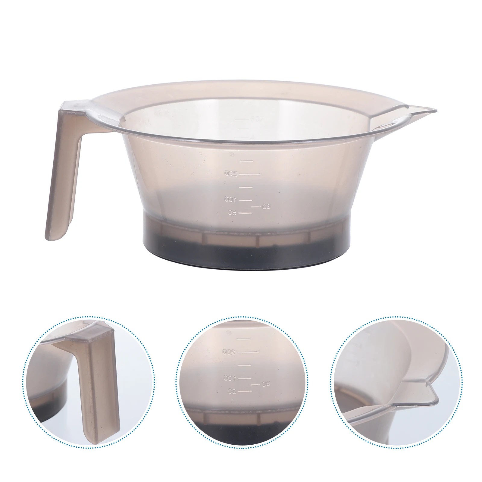 

3Pcs Salon Hair Color Bowl Precision Scale Design Anti Break Mixing Tint Bowl for Neat Hair Dyeing At Home Or Studio