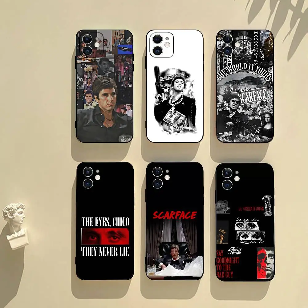 

R-ScarfaceY Phone Case Black Phone Case For IPhone 17/16/15/13/14 Pro Max/ 11Plus/X/Xr/Xs Max 13mini