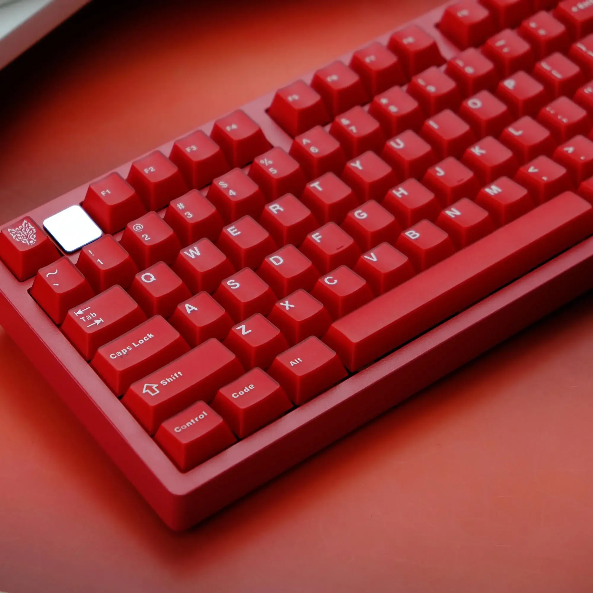 Classic ruby keycap ABS two-color semi-transparent original factory with hi75RainyATKwooting and other keyboards