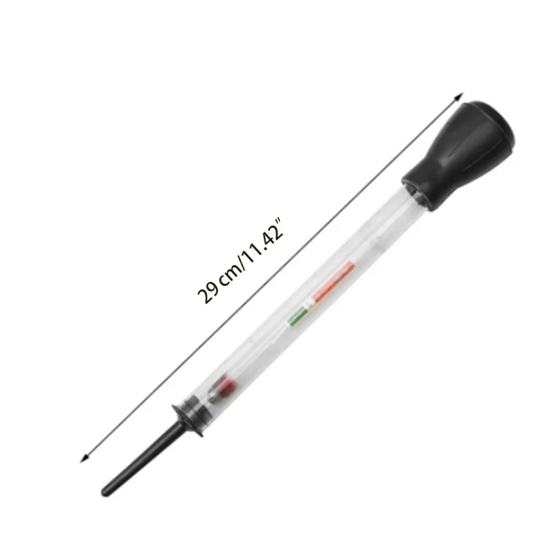 High Precision 0.005 Battery Hydrometer Tester Rubber Suction Type Density Meter