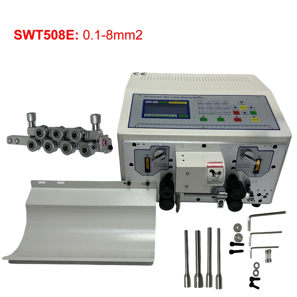 Máquina pelacables automática ajustable SWT508C SWT508SD SWT508E con pantalla táctil, cortadora y peladora de cables SWT508ES 4