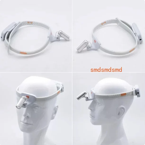 KD-203AY-8 Medical Ultra Light Silicone Headband Integrated Inspection Surgical Filter Headlight Ear, Nose and Throat Oral