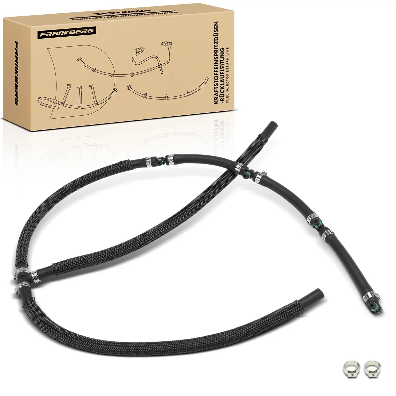 Frankberg 1x Lekkagebrandstof voor Opel Astra H J GTC Caravan Corsa D Meriva Zafira 5824771 824020 824023 55578366