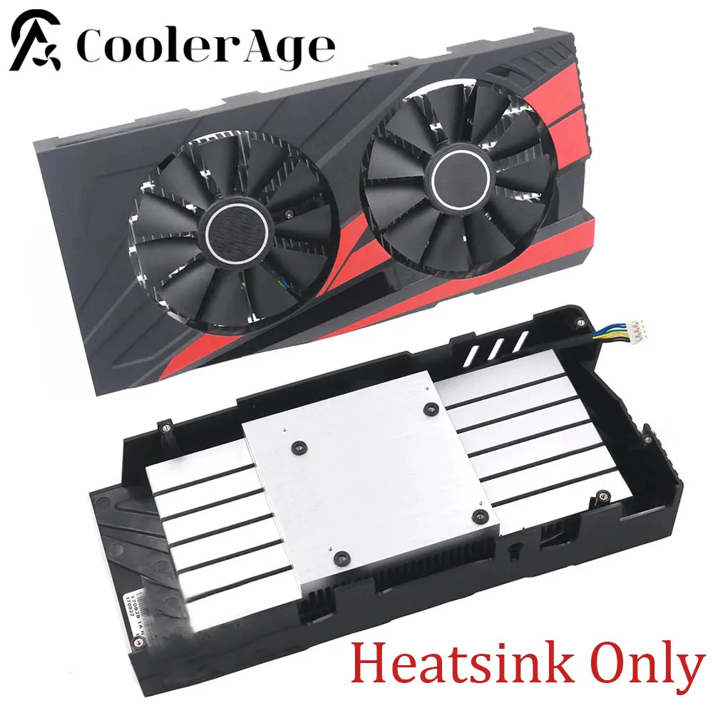 

GTX1050 GTX1050Ti Video Card Fan For ASUS GTX 1050 1050Ti EXPEDITION Graphics Card Replacement Heatstink