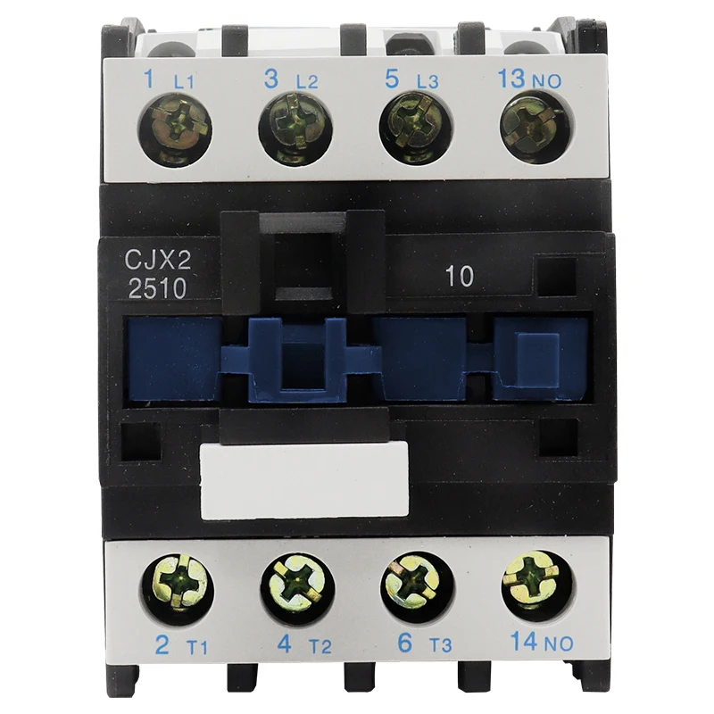 CJX2-2510 1NO Din Rail Mount Electric Power AC Contactor 25A Coil Voltage 380V 220V 110V 36V 24V