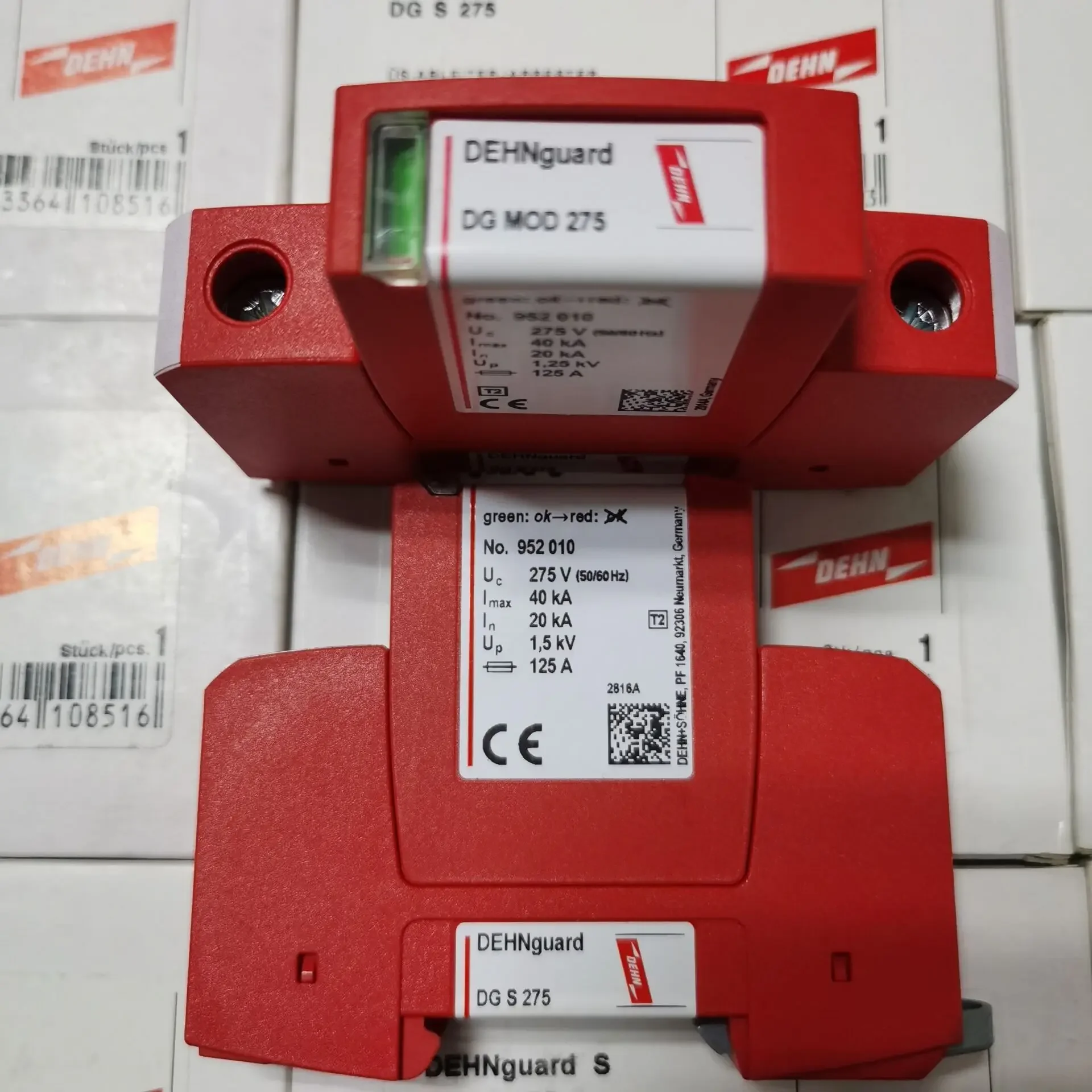 The Shopkeeper Recommends Germany DEHN Lightning Protection Module 953011 Power Supply 24V Surge Protection Plug DRMOD30