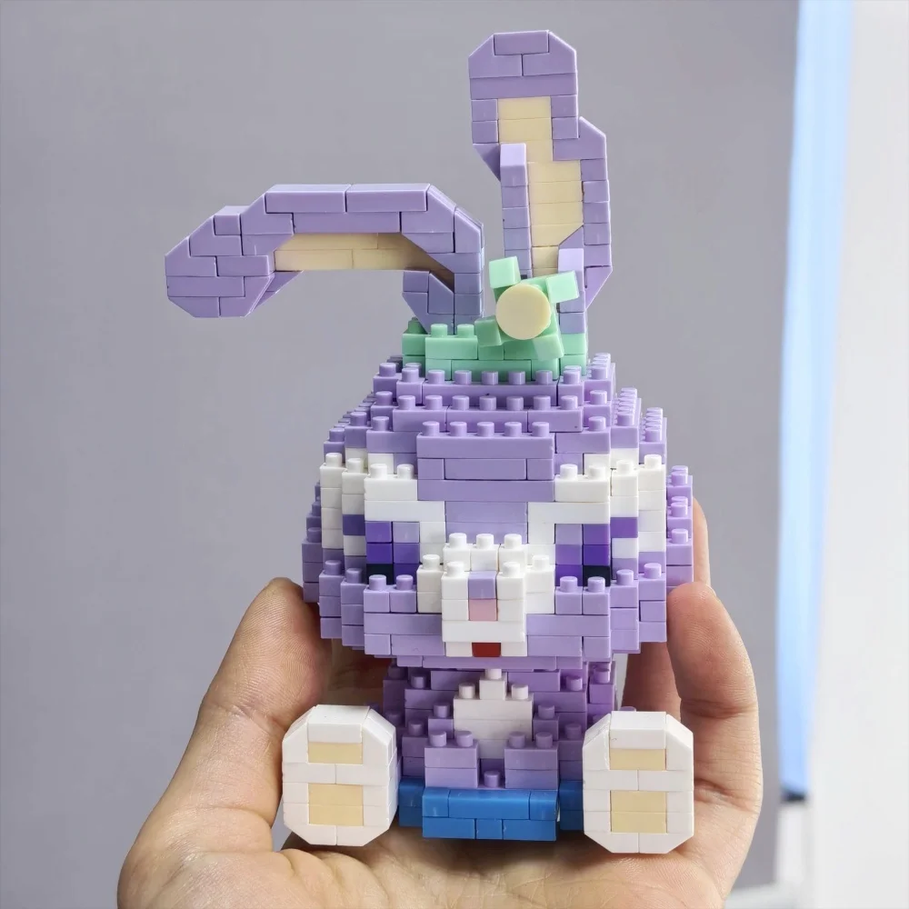 Disney Anime Princess Building Blocks Stitch Mickey Mouse mini Action toy Figures Blocks Toys Bricks Assemble Toys Kids Gifts