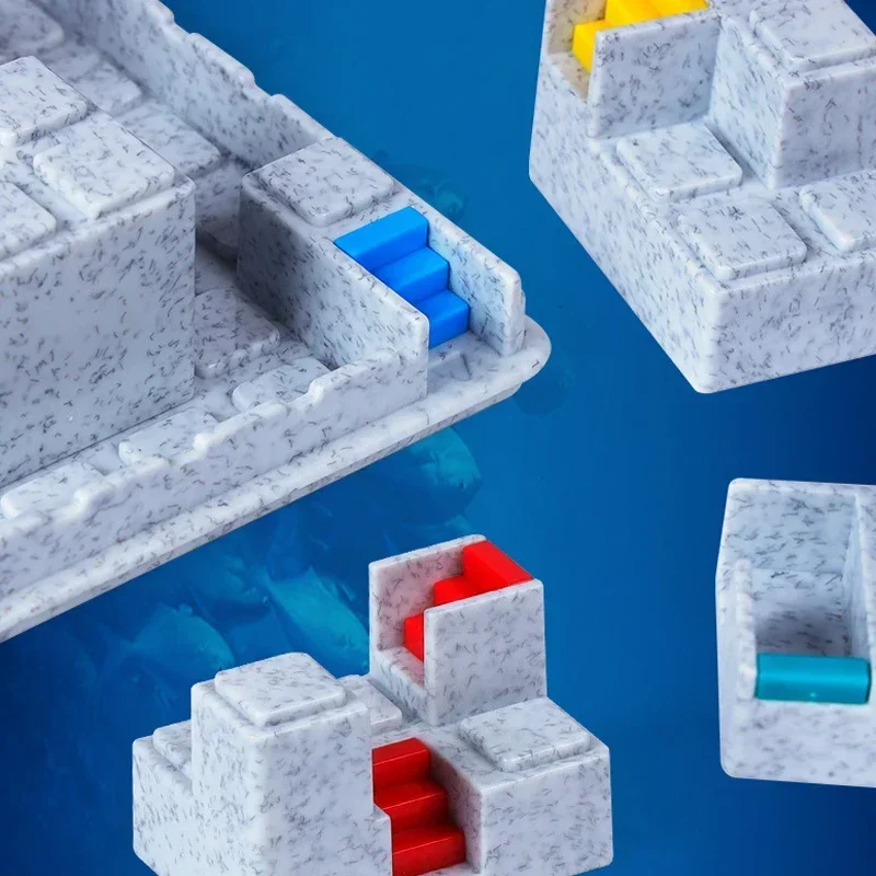 Jogo de tabuleiro quebra-cabeça crianças brinquedo educativo desafios lógica pensando jogo iq quebra-cabeça imaginação espacial crianças presente folga brinquedos