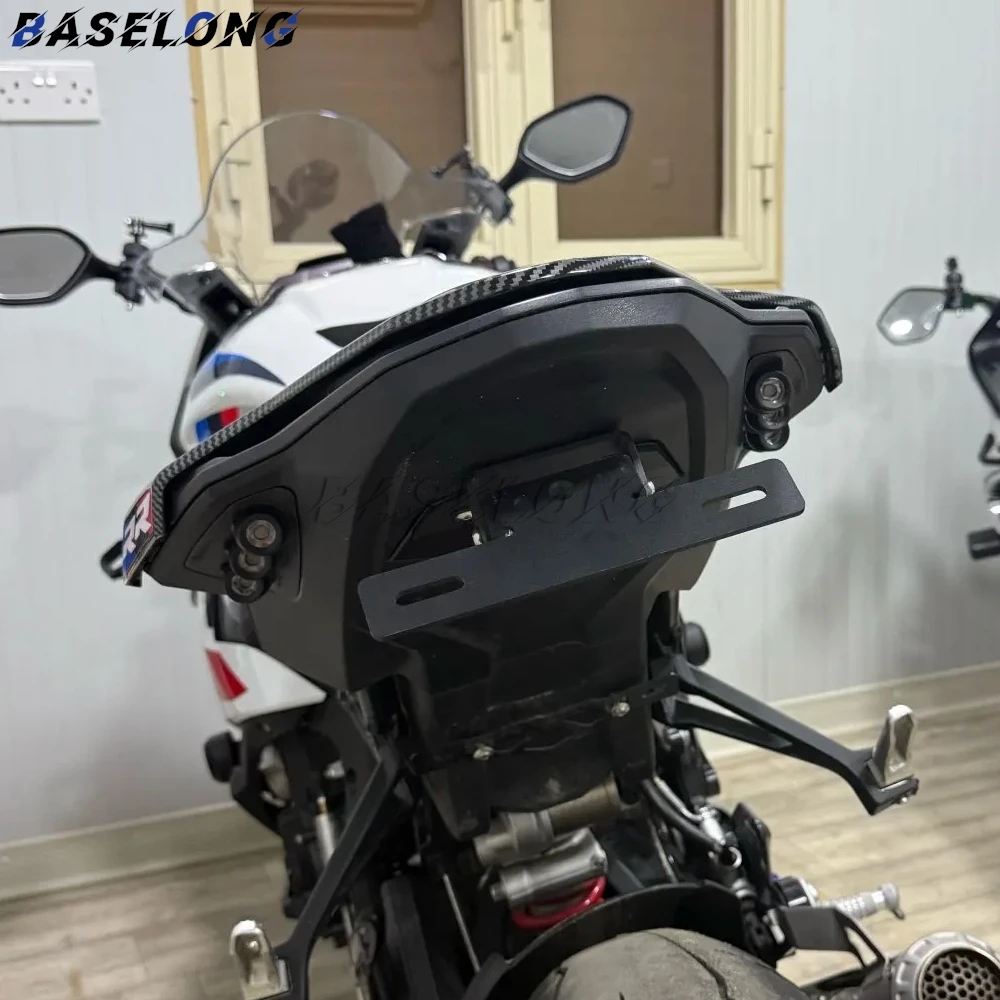 

S1000RR License Plate Holder Adjustable Short Tail Tidy Motorcycle Accessories For BMW S1000 RR S1000R M1000RR M1000R 2019-2026