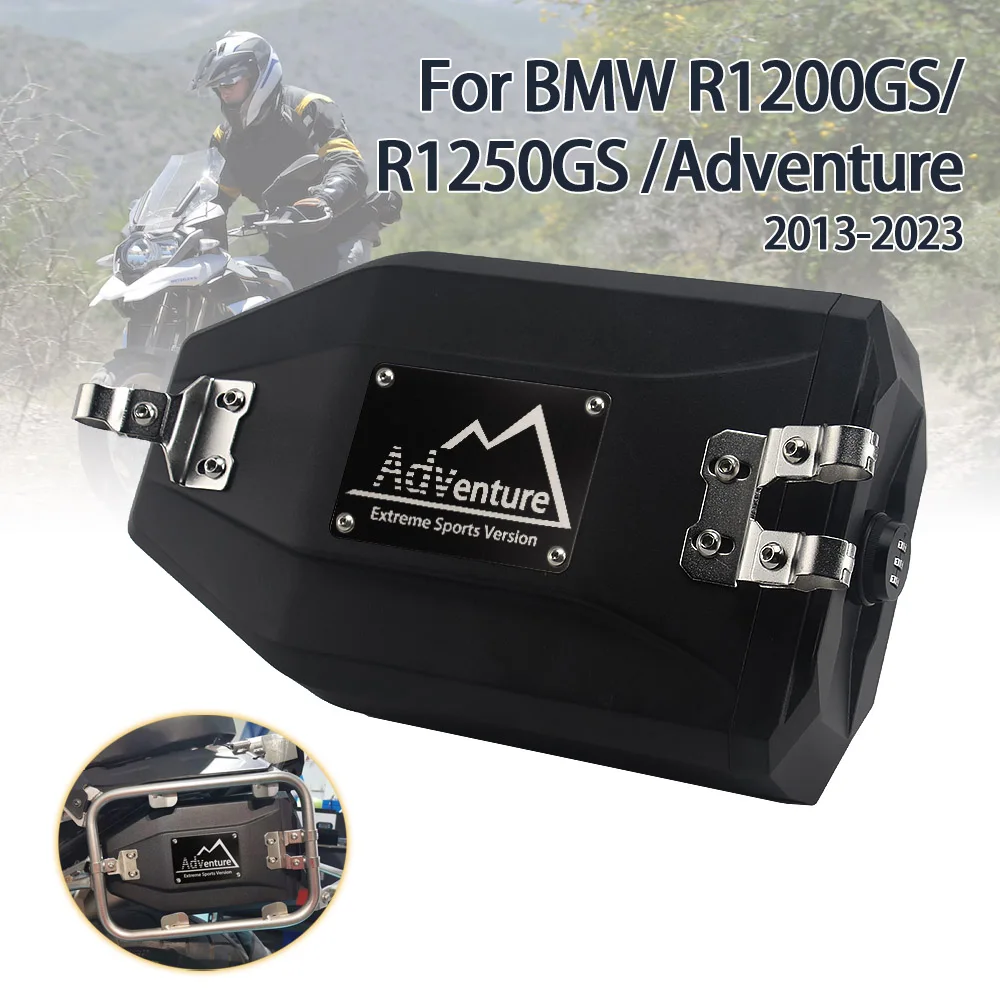 

Motorcycle Password Lock Waterproof Toolbox For R1200GS R1250GS Adventuer 4.2 Liters Tool Box Left Side Decorative Accesories