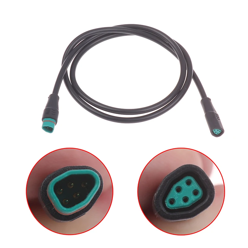 Ebike Display Extension Cable 5PIN Male Female Wire For BAFANG Display CAN Protocol DPC010 DPC080 Waterproof Extension Cord
