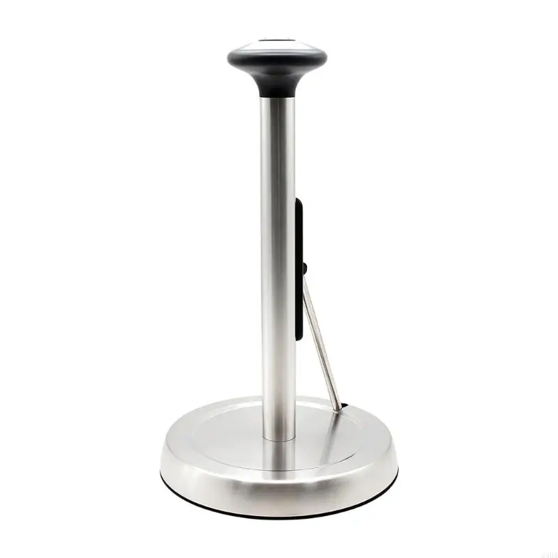  Heavy Duty Stainless Steel Paper Towel Holder Elegant Spring Loaded Paper Towel Dispenser For Kitchen And Bathroom