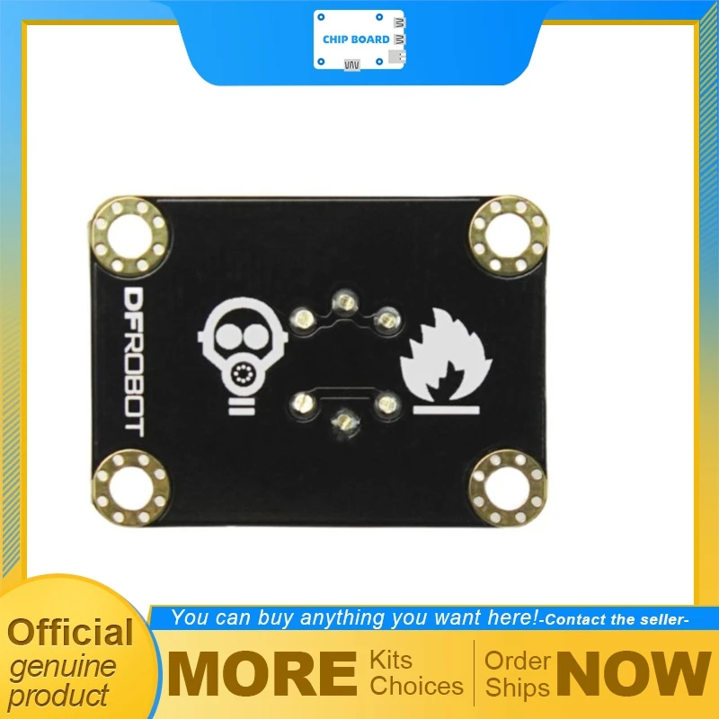 DFRobot Gravity MQ5 LPG Gas Sensor Module, Natural Gas & Propane Detection 200-10000ppm, Analog Adjustable Arduino