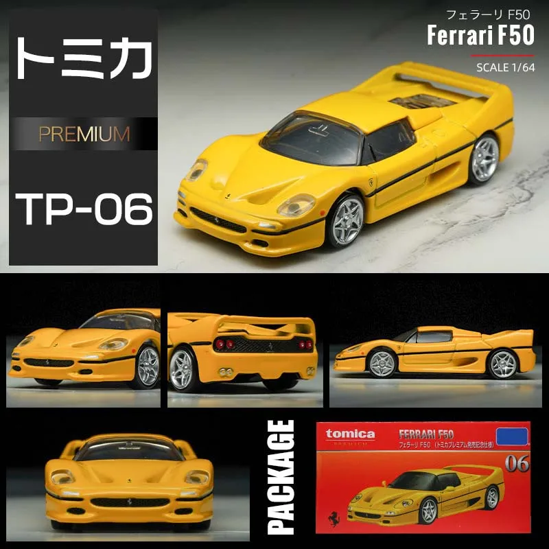 TOMICA 1:64 Ferrari Series Die-cast Alloy Car Model Toys Collectible Holiday Gift,Ferrari SP3,F50,F355,365 GTS4 Miniature Cars