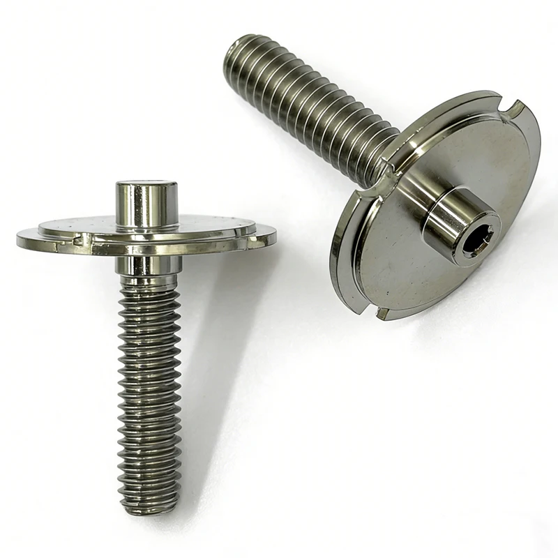 Custom CNC Turned Stainless Steel Flange Shoulder Screw Special Non-standard Precision Machining Bolt