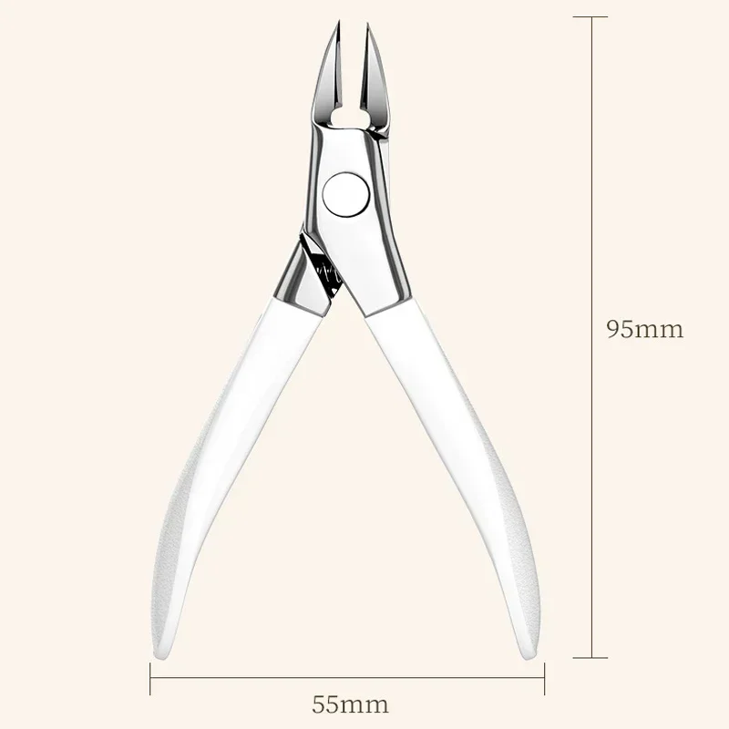 Super Sharp Toenail Ingrown Cutters Cuticle Scissors Manicure Pedicure Nail Clippers Thick Hard Nails Diagonal Plier Tools