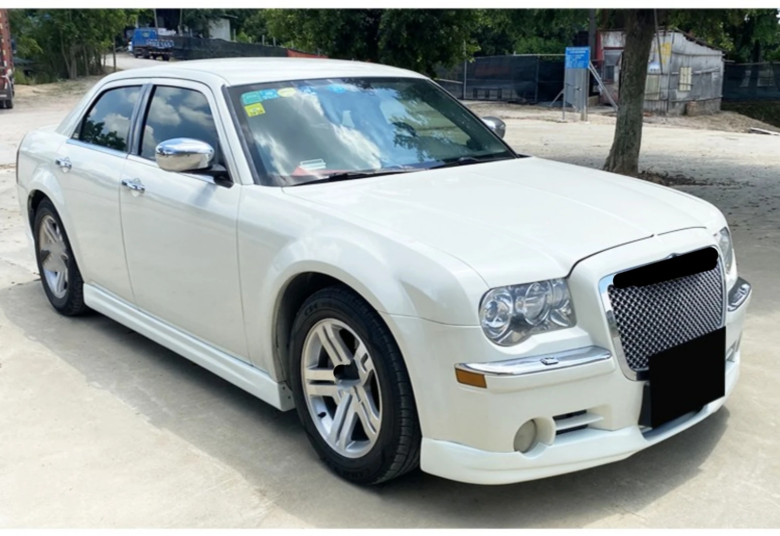 Body Kit For Chrysler 300C 94f 94R 2006-07 Modified Front Rear lip Side Skirt assembly Car Accessories