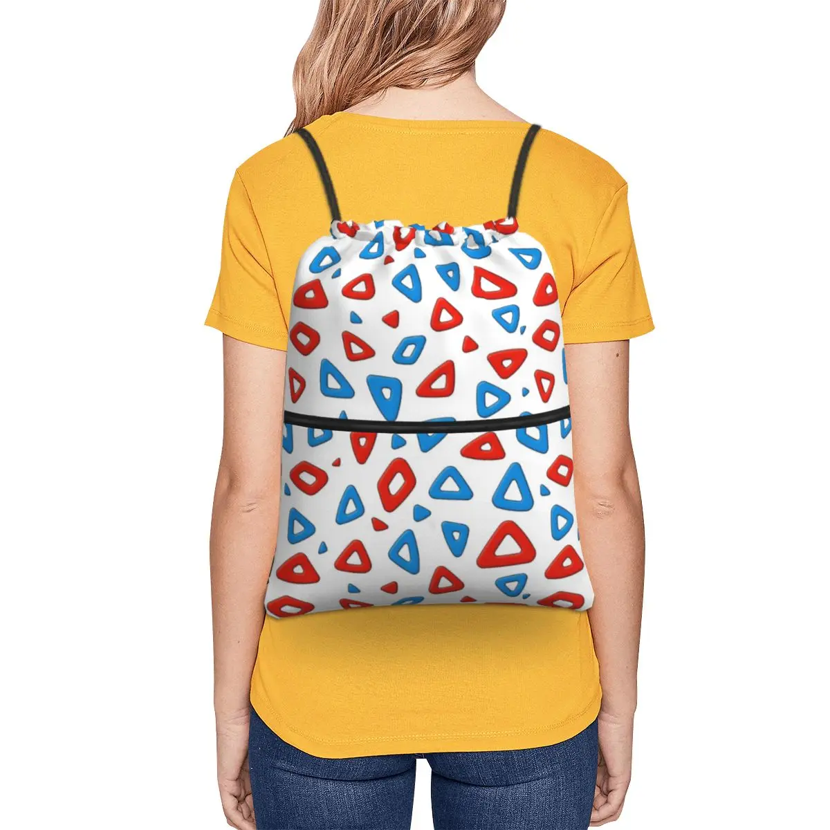 Togepi-mochila portátil con cordón para estudiantes, morral informal con bolsillo para libros, 1 unidad