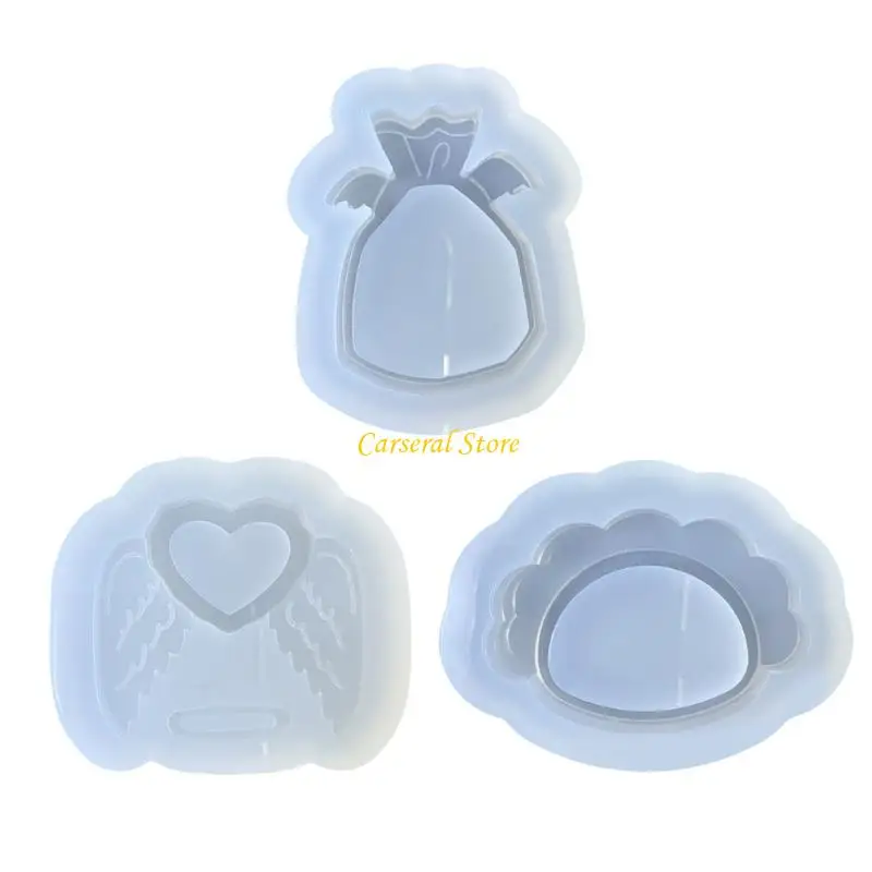 

M4YF Flexible Silicone Sand Art Crafting Mould for Epoxy Resin Jewelry Making Creative Gift Projects